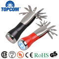 Fabrik Preis 5 LED TOPCOM LED Taschenlampe mit Multifunktionswerkzeug